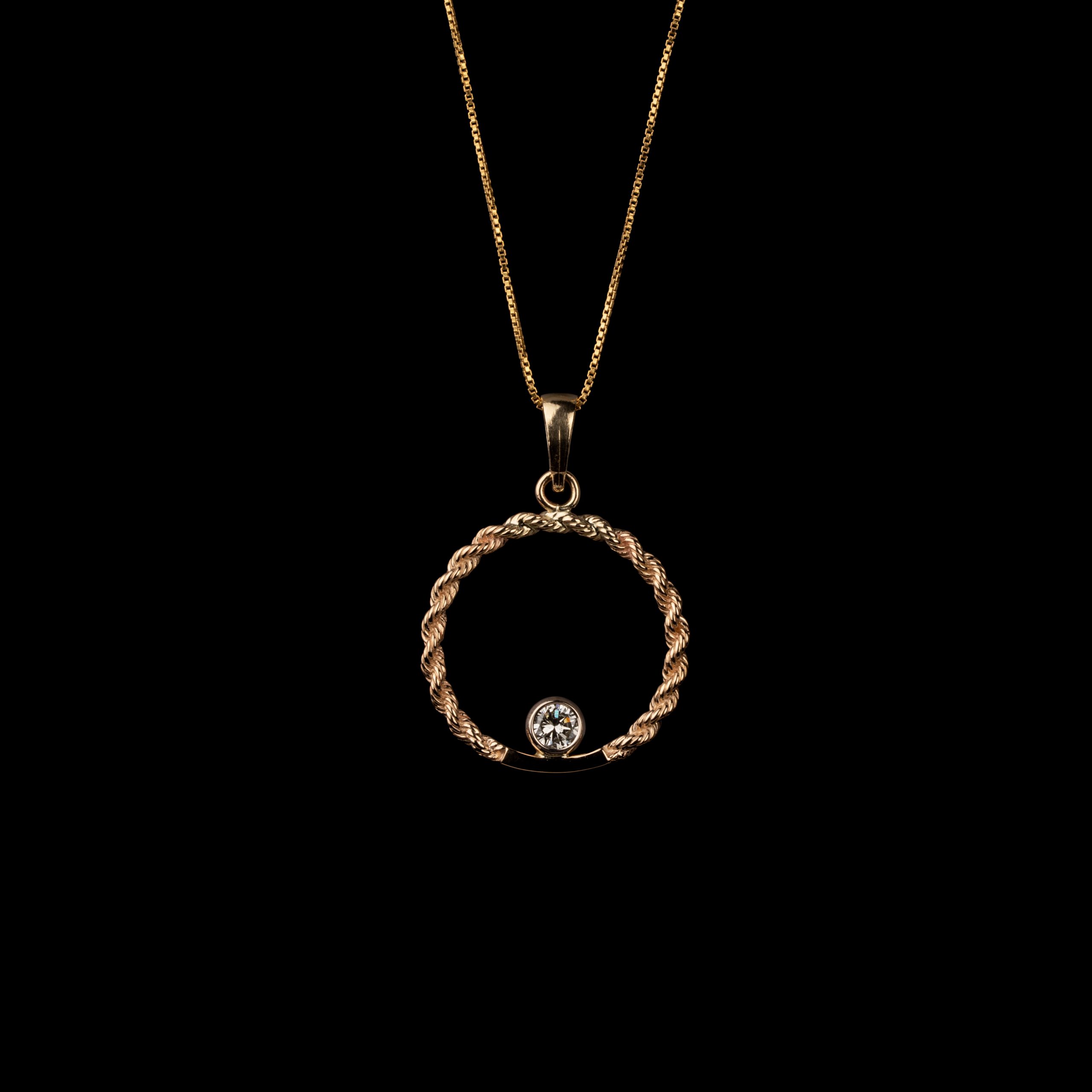 Diamond Circle of Love Pendant