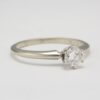 Pre-Owned Diamond Solitaire Ring in 14K White Gold - Image 4