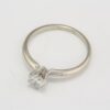 Pre-Owned Diamond Solitaire Ring in 14K White Gold - Image 3