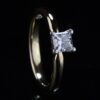 Pre-Owned Half Carat Princess Cut Diamond Ring in 14K