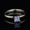 Pre-Owned Half Carat Princess Cut Diamond Ring in 14K - Image 2