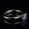Pre-Owned Half Carat Princess Cut Diamond Ring in 14K - Image 3