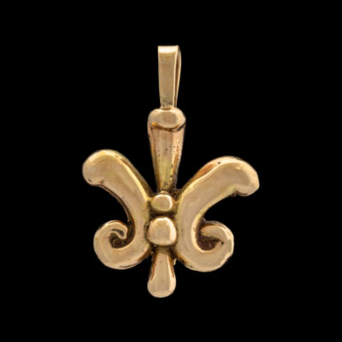 Pre-Owned 14K Butterfly / Fleur de Lis Pendant