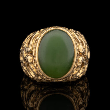 Pre-Owned 14K Nephrite Jade Ring