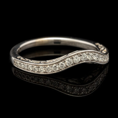 Pre-Owned 14K Diamond Contour Band