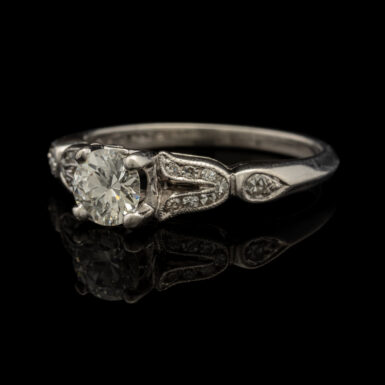 Vintage Platinum VS Diamond Ring (Circa 1910)