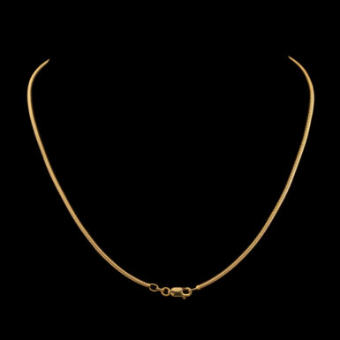 Vintage 14K Yellow Gold Snake Chain