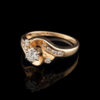 Pre-Owned By-Pass Design Diamond Ring in 14K - Image 3