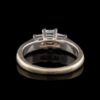 Pre-Owned Princess Cut 3-Diamond Ring in 14K - Image 2