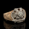 Vintage 32nd Degree Masonic Past Master Diamond Ring in 14K - Image 4