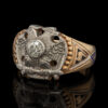 Vintage 32nd Degree Masonic Past Master Diamond Ring in 14K - Image 3