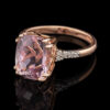 Pre-Owned 4.5 Carat Kunzite & Diamond Ring in 14K - Image 3