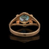 Vintage Blue Zircon Ring in 10K - Image 4