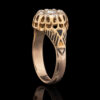 Antique VS Diamond Cluster Ring in 12K - Image 3