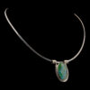 Pre-Owned Artisan Glass and Sterling Silver Collar Necklace - Image 3