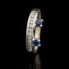 Pre-Owned 14K Diamond and Ceylon Sapphire Ring Wrap - Image 2