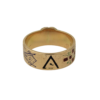 Art Deco Enameled 32nd Degree Masonic Ring in 14K - Image 3