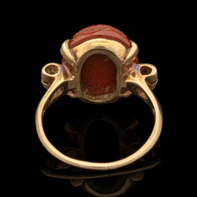 Vintage 10K Scarab Ring