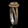 Pre-Owned 1.5 ct tw Halo Diamond Engagement Ring in 14K Rose Gold