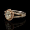 Pre-Owned 1.5 ct tw Halo Diamond Engagement Ring in 14K Rose Gold