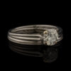 Vintage 1942 Tiffany Platinum Diamond Wedding Set with Original Box