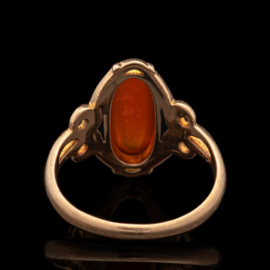 Antique Sardonyx 10K Art Nouveau Ring