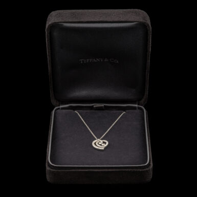 Pre-Owned Tiffany & Co. Diamond Heart Pendant with Box