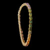 Pre-Owned Multi-Gemstone Rainbow Bracelet in 18K