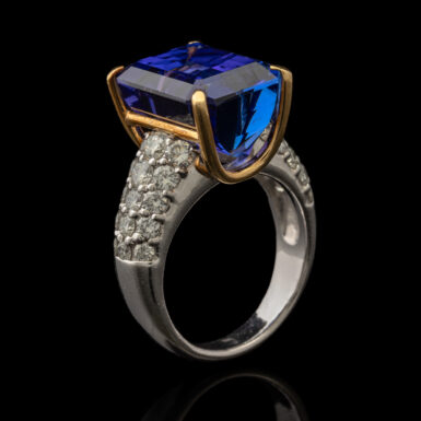 Pre-Owned 18K & Platinum Tanzanite Ring