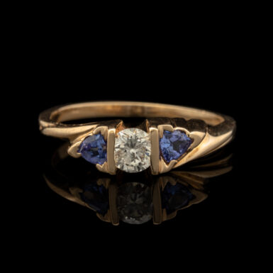 Pre-Owned 14K Tanzanite & Diamond Ring