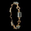 Pre-Owned 13 Carat TW Aquamarine Bracelet in 14K