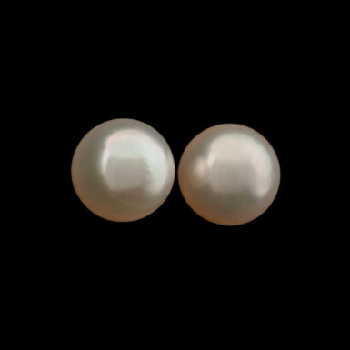 New 9 mm Akoya Cultured Pearl Earrings in 14K