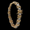 Pre-Owned OXO Diamond Bracelet in Two-Tone 14K