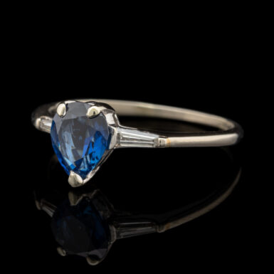 Pre-Owned Sapphire & Diamond Ring in 14K