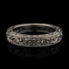 Pre-Owned Scroll Band in 14K White Gold