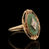 Pre-Owned Jade Ring in 10K Filigree