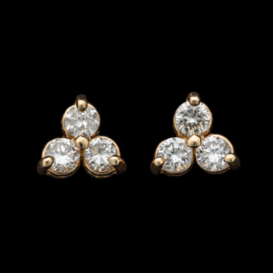 Pre-Owned Diamond Earrings in 14K