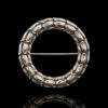 Georg Jensen Vintage Sterling Silver Circle Pin