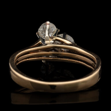 Antique 3-Diamond Ring in 14K