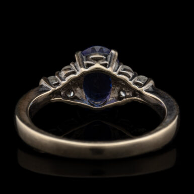 Pre-Owned Tanzanite & Diamond Ring in 14K