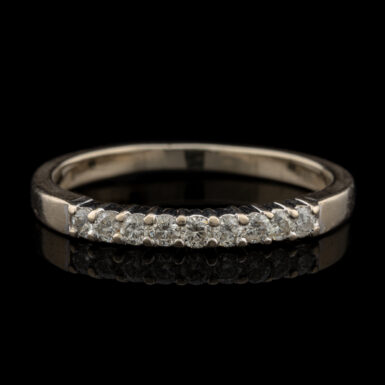 Pre-Owned Diamond Anniversary Band in 14K White Gold