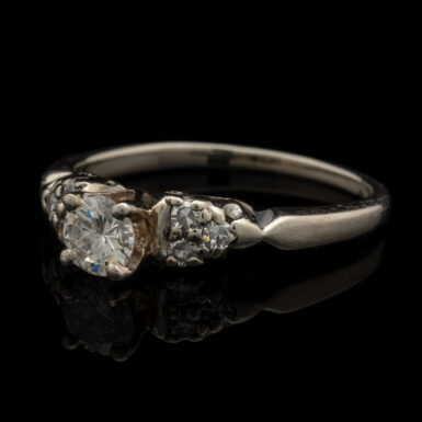 Pre-Owned .32 Carat Diamond Ring in 14K White Gold