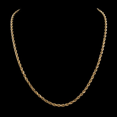 Pre-Owned 14K Solid Rope Chain