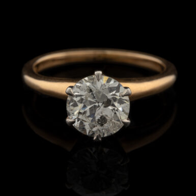 Antique 1.50 Carat Diamond Engagement Ring