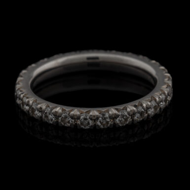 Pre-Owned Diamond Eternity Band in Platinum