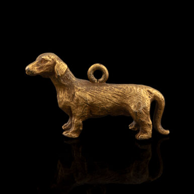 Vintage 14K Dashshund Charm