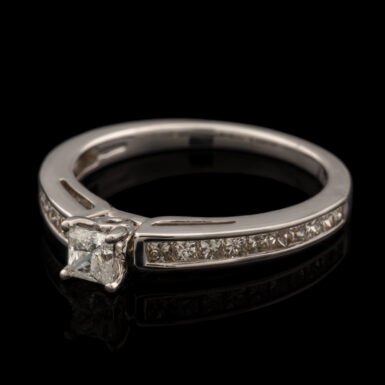 Pre-Owned Princess Cut Diamond Ring in 14K