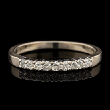 Pre-Owned Diamond Anniversary Band in 14K White Gold