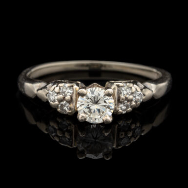 Pre-Owned .32 Carat Diamond Ring in 14K White Gold