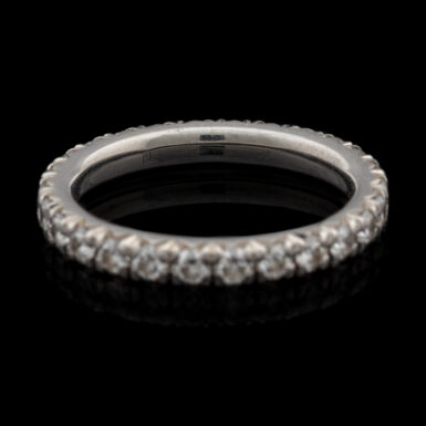 Pre-Owned Diamond Eternity Band in Platinum